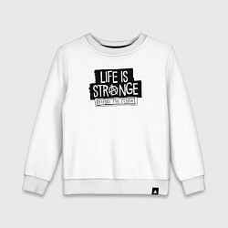 Свитшот хлопковый детский Life is Strange Before the Storm, цвет: белый