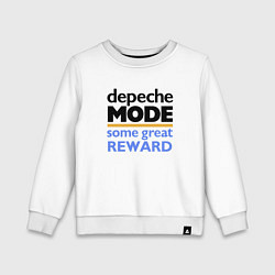 Свитшот хлопковый детский Depeche Mode - Some Great Reward, цвет: белый