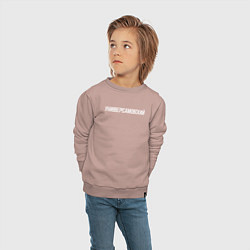 Свитшот хлопковый детский Универсамовский, цвет: пыльно-розовый — фото 2