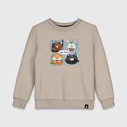 Детский свитшот Зимние приключения