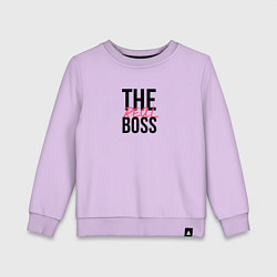 Детский свитшот The real boss