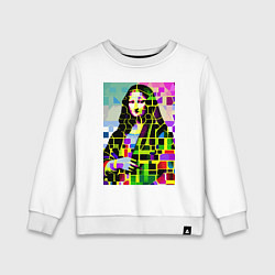 Детский свитшот Mona Lisa - mosaic pop art