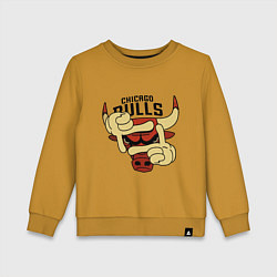Детский свитшот Bulls logo with hands