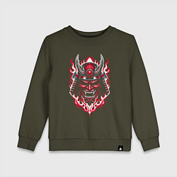 Детский свитшот Samurai mask demon