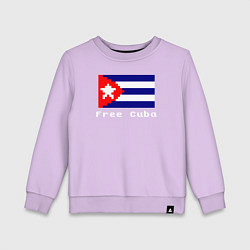 Детский свитшот Free Cuba