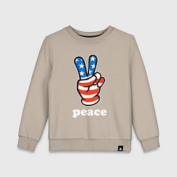 Детский свитшот USA peace