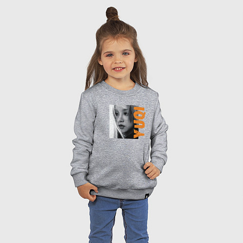 Детский свитшот Yuqi k-stars / Меланж – фото 3