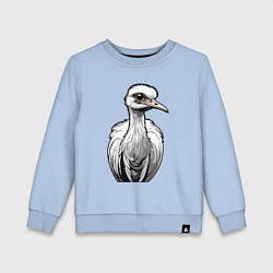Детский свитшот Страус рисованый