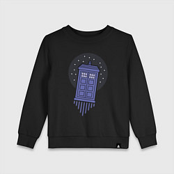 Детский свитшот Tardis fly