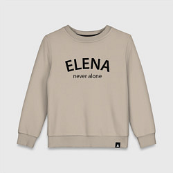 Детский свитшот Elena never alone - motto