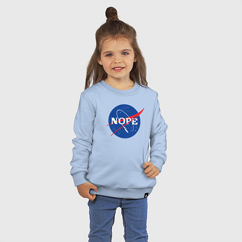 Детский свитшот Nope NASA / Мягкое небо – фото 3