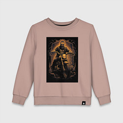 Детский свитшот Брутальный мотоциклист