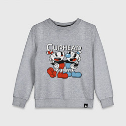 Детский свитшот Cuphead and Mugman