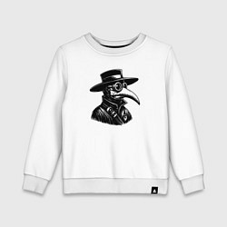Детский свитшот Человек в маске чумного доктора