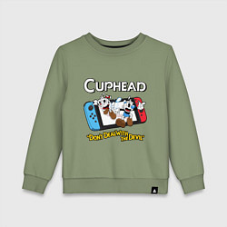 Детский свитшот Switch cuphead