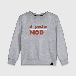 Свитшот хлопковый детский Depeche Mode - Reward era, цвет: меланж