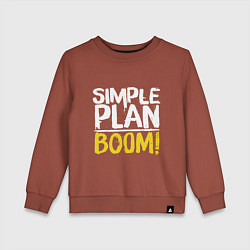 Детский свитшот Simple plan - boom