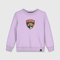 Свитшот хлопковый детский Florida Panthers NHL, цвет: лаванда