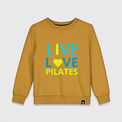 Детский свитшот Пилатес - любовь