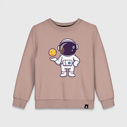 Детский свитшот Космонавт и планета