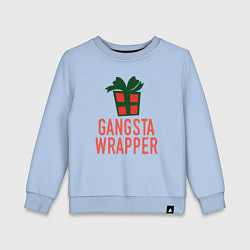 Детский свитшот Gangsta wrapper