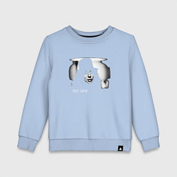 Свитшот хлопковый детский Deepche Mode - Gahan like bolan, цвет: мягкое небо