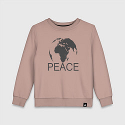 Детский свитшот Peace the world