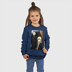 Свитшот хлопковый детский Гидо Ашаф, цвет: тёмно-синий — фото 2
