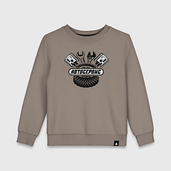 Детский свитшот Автосервис поршни