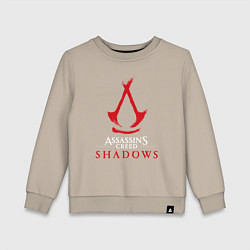 Детский свитшот Assassins creed shadows logo