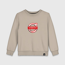 Детский свитшот Volvo red logo