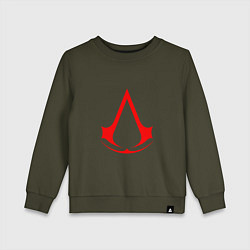 Детский свитшот Red logo of assassins