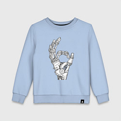 Детский свитшот Знак Ок - робот