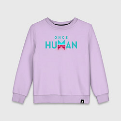 Детский свитшот Once human logo