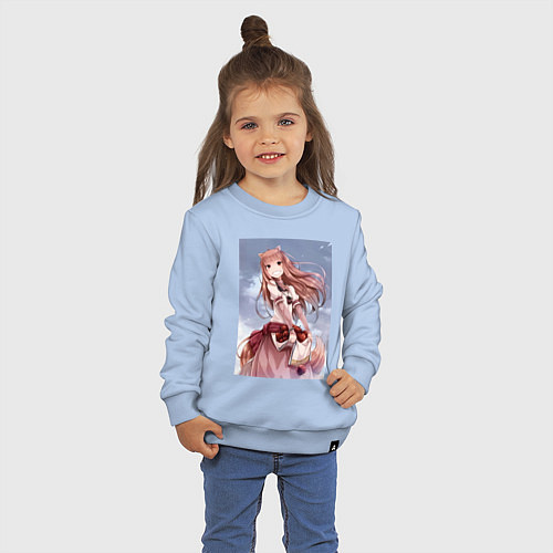 Детский свитшот Волчица и пряности арт Холо / Мягкое небо – фото 3