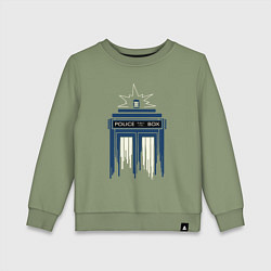 Детский свитшот Light tardis