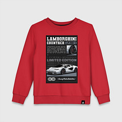 Детский свитшот Lamborghini countach