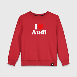 Детский свитшот I love Audi