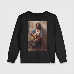 Детский свитшот Моряк гитарист