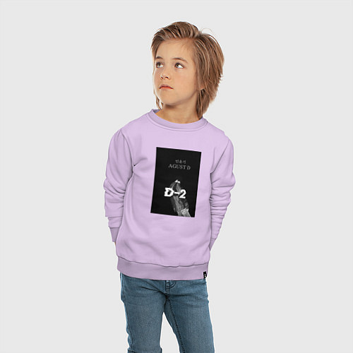 Детский свитшот Мин Юнги D2 / Лаванда – фото 4