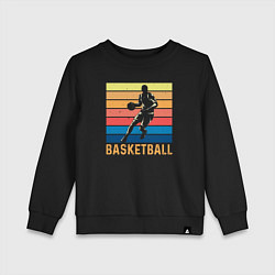 Детский свитшот Basketball lettering