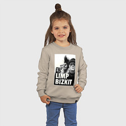 Свитшот хлопковый детский Limp Bizkit all, цвет: миндальный — фото 2