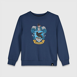 Свитшот хлопковый детский Ravenclaw факультет, цвет: тёмно-синий