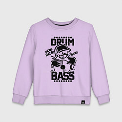 Детский свитшот Drum n Bass: More Bass