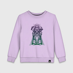 Свитшот хлопковый детский Воин из вселенной Вархаммер 40000, цвет: лаванда