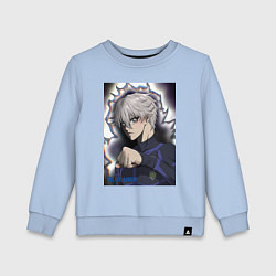 Свитшот хлопковый детский Сейширо Наги - Синяя тюрьма: Блю Лок, цвет: мягкое небо