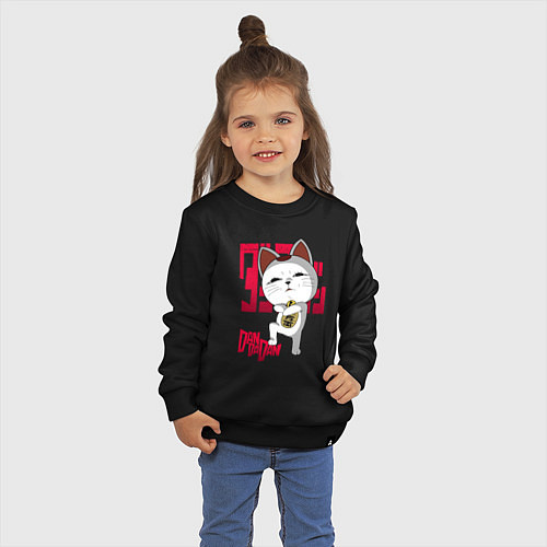 Детский свитшот Турбо бабка / Черный – фото 3