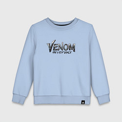 Свитшот хлопковый детский Venom - the last dance, цвет: мягкое небо