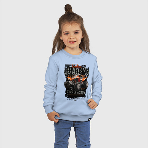 Детский свитшот Квадроцикл кастом / Мягкое небо – фото 3