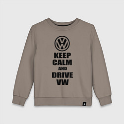 Детский свитшот Keep Calm & Drive VW